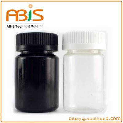 black color 75cc medicine bottles PET 75ml black color pill bottle